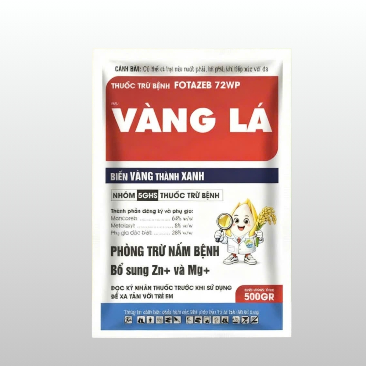 VÀNG LÁ FOTAZEB 72WP – PHÒNG TRỪ NẤM BỆNH